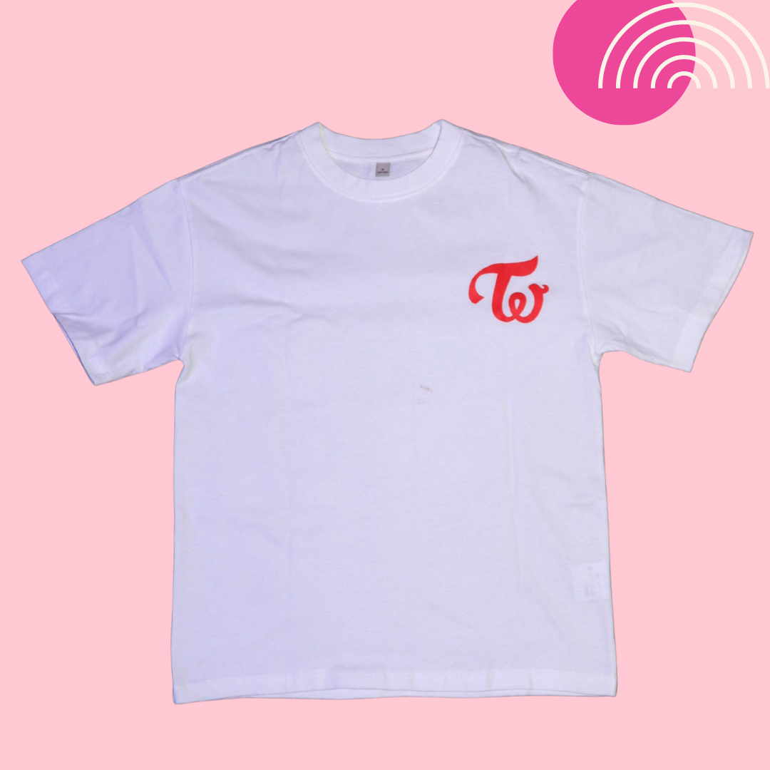 TWICE – Taste of Love OT9 Tee (White) - Image 2