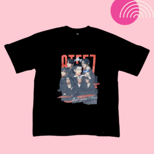 ATEEZ – Golden Hour Part 2 OT8 Tee (Black)
