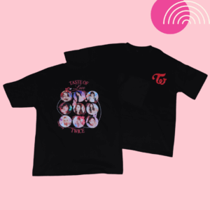TWICE – Taste of Love OT9 Tee (Black)